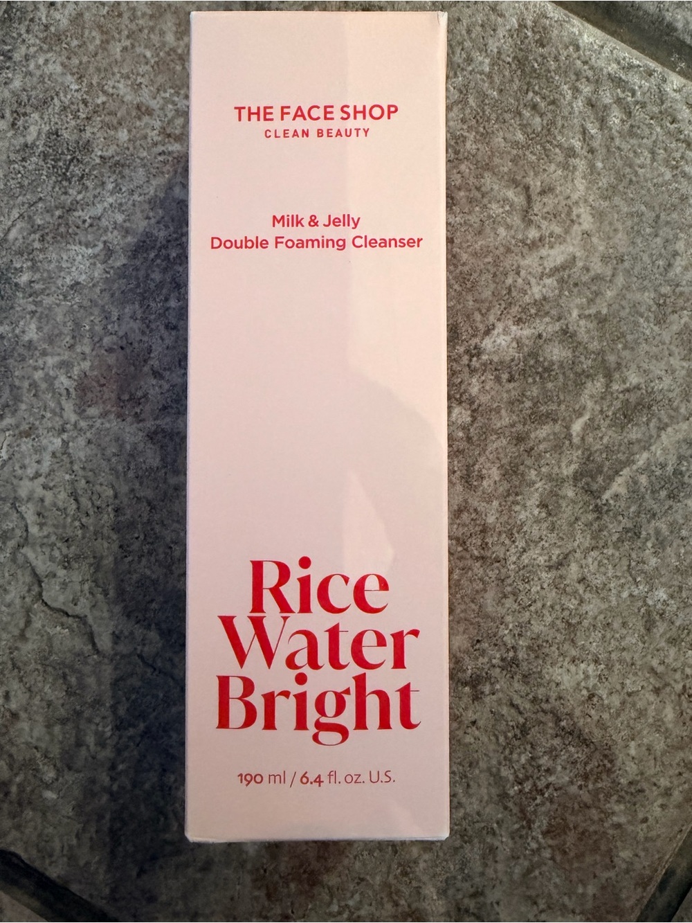 The Face Shop Rice Water Bright Milk & Jelly Double Foaming Cleanser
